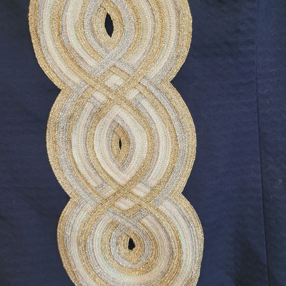 Lilly Pulitzer Valli Shift Dress Women's Size 2 Navy Blue Sleeveless Mini Cotton - Picture 2 of 10